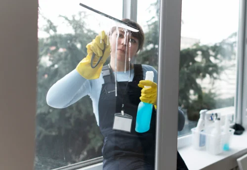 Nettoyage de vitres intérieures et extérieures aux Hauts-d'Anjou